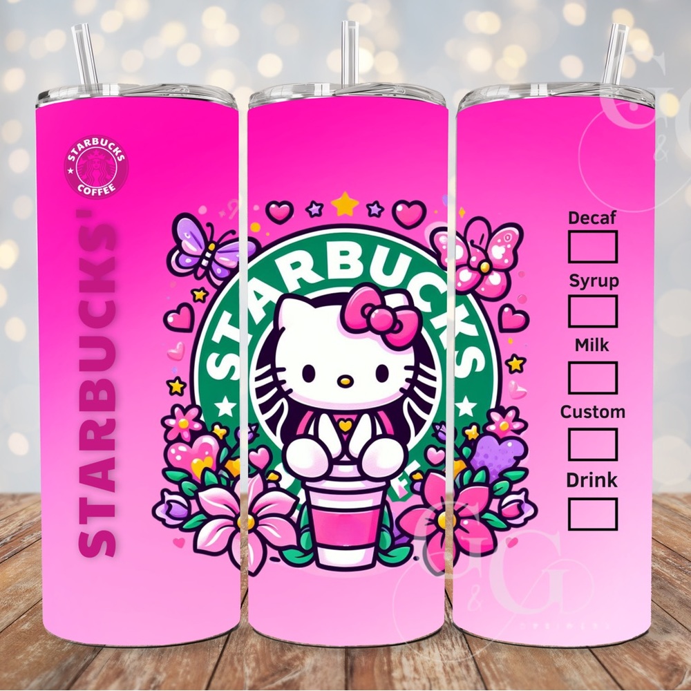 Hello Kitty X Starbucks Design Tumbler